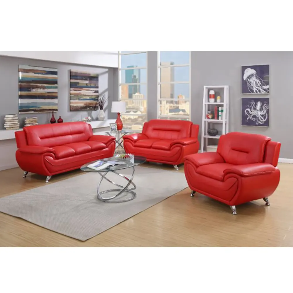 Amazon Best Selling Furniture modern style leather latest design sectional sofa furniture