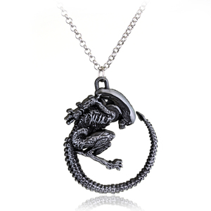 Collar con Colgante de <span class=keywords><strong>Alien</strong></span> Predator de la Película AVP, Estilo Gótico, Horrorífico y Genial para Hombre - Product Image 2