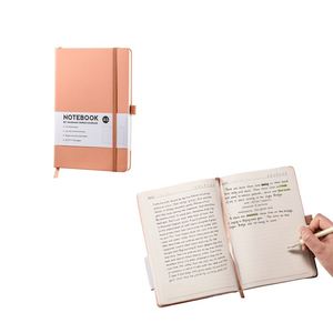Libreta de Negocios Personalizada A5, Agenda de Cuero PU Suave, Diario, Bloc de Notas con Correa Elástica - Product Image 3