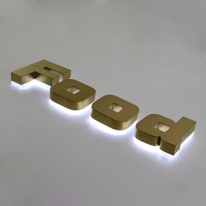 Enseigne extérieure 3D, logo, signalétique, acier inoxydable, acrylique, enseigne rétroéclairée 3D, lettres LED - Product Image 2