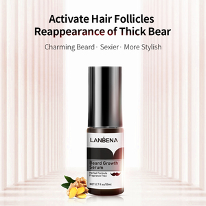 LANBENA mejor crecimiento <span class=keywords><strong>de</strong></span> la <span class=keywords><strong>barba</strong></span> aceite <span class=keywords><strong>de</strong></span> extracto <span class=keywords><strong>de</strong></span> jengibre líquido <span class=keywords><strong>barba</strong></span> <span class=keywords><strong>kit</strong></span> <span class=keywords><strong>barba</strong></span> suero para hombres spray 20ml - Product Image 3