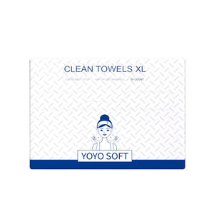 Toalla facial no tejida desechable al por mayor, paño de limpieza facial de uso en seco y húmedo con rayas EF para desmaquillador de viaje, papel higiénico - Product Image 6