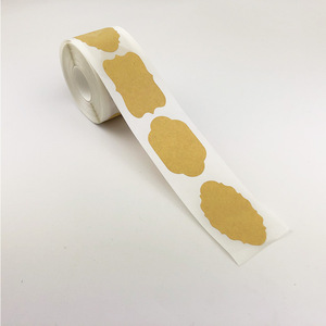 <b>Christmas</b> Handwritten Kraft <b>Paper</b> Adhesive Labels 150 Per Roll for Gift Wrapping & DIY <b>Decorative</b> Stickers - Product Image 3