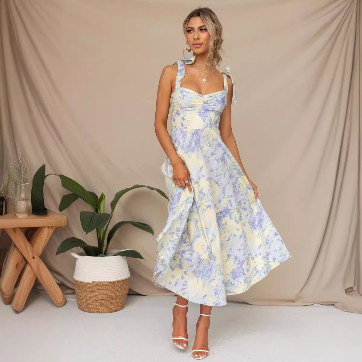 cinching waist dress Nora Cinch Waist Dress