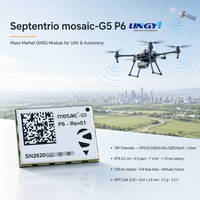 Module récepteur GNSS Mosaic-G5 P6 100Hz RTK double antenne, précision de direction 0,15°, LGA SMT, faible consommation pour systèmes autonomes et drones
