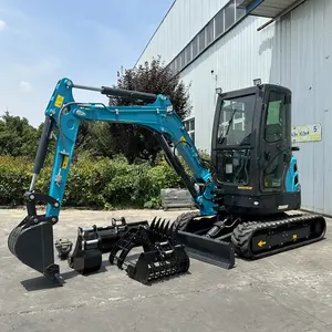 LIVRAISON GRATUITE Mini-pelle 3.5 tonnes EPA Farm New Crawler Digger Compact MiniBagger Kubota Engine Excavator Prix de la machine