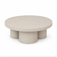 Table basse GRC personnalisée - Moderne, écologique, légère, durable, imperméable pour le salon, les meubles d'extérieur et les espaces publics