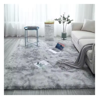 Tapis et carpettes doux en polyester de grande taille, modernes, fabriqués à la machine, de couleur unie, pour salon, chambre à coucher, utilisation en voiture