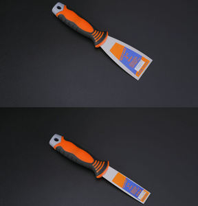 Couteau à mastic en acier inoxydable avec poignée TPR, racloir, truelle à plâtre, outil <span class=keywords><strong>de</strong></span> lissage <span class=keywords><strong>de</strong></span> la boue, remplisseur mural à haute élasticité - Product Image 5