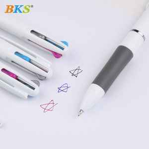 Dernier ensemble de stylos à bille multifonctionnel 3 couleurs du fournisseur direct Logo personnalisé pour les fournitures de papeterie promotionnelles scolaires - Product Image 5