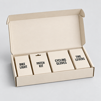 Boîtes d'expédition en carton ondulé écologiques imprimées sur mesure avec pelliculage mat et impression offset pour kits d'abonnement d'accessoires de cyclisme