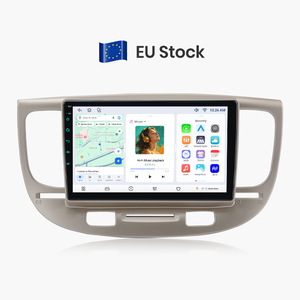 Junsun Reproductor Multimedia para Auto con Navegación GPS Android Auto y CarPlay Inalámbrico de 9 Pulgadas para Kia RIO 2 2005-2011 - Product Image 1