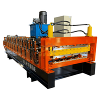 Máquina de Fabricación de Láminas y Paneles de Techo Corrugado de Acero de Color IBR PLC con Control Automático, Motor con Rodamientos y Caja de Cambios (380V)