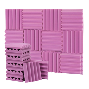 Paneles de Espuma Acústica Insonorizante de Poliéster de Alta Densidad, Listos para Enviar, Paneles de Pared Modernos para Reducción de Ruido en Hoteles - Product Image 1