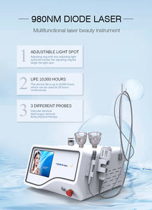 Máquina de Limpieza Facial para Eliminar <span class=keywords><strong>Arañas</strong></span> <span class=keywords><strong>Vasculares</strong></span>, Nueva Tendencia en Limpieza Facial, 980nm para Eliminación de Varices - Product Image 2
