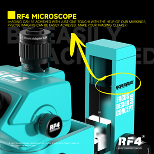 Microscope numérique stéréo à bras vertical RF-6565PRO2-YS010W avec moniteur, haute précision, inspection industrielle, détection de défauts SMT - Product Image 4