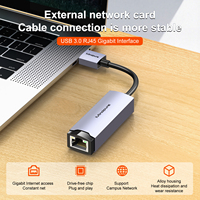 Adaptateur USB 3.0 vers Gigabit Ethernet Mindpure, chipset RTL8153, convertisseur LAN RJ45, carte réseau pour Windows, MacOS, Linux, Chromebook