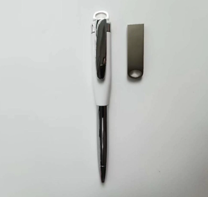 नई रचनात्मक कॉर्पोरेट उपहार बहु फ़ंक्शन 2 में 1 बॉल पेन के साथ मिनी मेटल यूएसबी फ्लैश ड्राइव पेन - Product Image 2