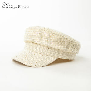 2025NEW Casquette bretonne traditionnelle Casquette <span class=keywords><strong>de</strong></span> <span class=keywords><strong>marin</strong></span> Casquette <span class=keywords><strong>de</strong></span> capitaine Logo personnalisé disponible - Product Image 1