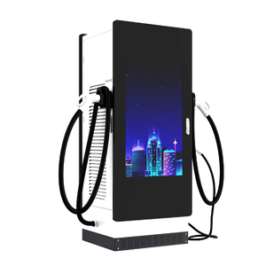 สถานีชาร์จรถยนต์ไฟฟ้าเชิงพาณิชย์ OCPP รองรับ CCS1 CCS2 GB/T NACS กำลังไฟ 60kw 80KW 120KW สำหรับรถบัส พร้อมจอแสดงผลโฆษณา - Product Image 4