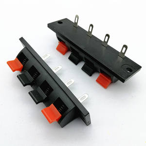 Pince de fixation pour haut-parleur 4 positions, borne à ressort 4P, borne audio WP4-7, pince de test d'âge 4 positions, broche en cuivre - Product Image 2