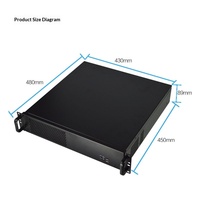PC industriel EIP Control-Center 2U pour montage en rack, compatible avec les châssis de serveur de 6e génération