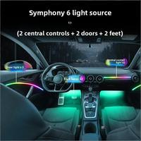 Pour Audi TT, éclairage d'ambiance intérieur, éclairage de bienvenue Yunbao pour voiture, contrôlé par application, 12V, garantie 96 mois, pièces de montage OLIVER