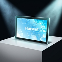Moniteur tactile PCAP industriel personnalisé en usine, design ultra-fin, étanche IP65, écran multi-touch, taille personnalisée disponible