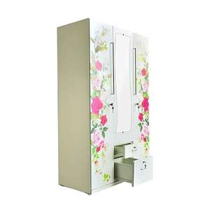 Armario de hierro con 2 cajones para ropa, <span class=keywords><strong>Alacena</strong></span>, almirah - Product Image 3