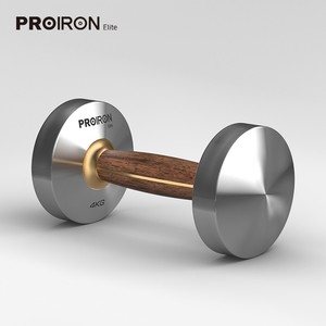 Proiron Thiết Bị Tập Thể Dục Quà Tặng Sang Trọng Thời Trang 4Kg Bộ Quả Tạ Mạ Crôm Màu Trơn Tay Cầm Quả Óc Chó - Product Image 1