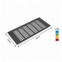 Grille diffuseur linéaire en aluminium sur mesure, registres d'aération au sol et au mur OEM pour systèmes de climatisation