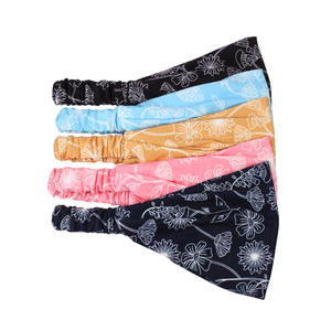 Diademas florales para mujer, bandas elásticas de algodón para el cabello, estilo informal, para yoga y deporte - Product Image 1