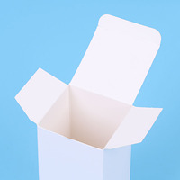 Boîtes blanches neutres personnalisées, colorées et vierges, boîtes en carton blanc prêtes à l'emploi, boîtes d'emballage pliables disponibles