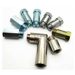 CNC gia công thép không gỉ cảm biến Spacer m18x1.5 Adapter bung + Mini xúc tác chuyển đổi phụ tùng ô tô và phụ kiện - Product Image 6