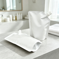 Pochette à bec verseur personnalisable et résistante à l'humidité pour l'emballage de lessive en poudre, idéale pour le reconditionnement de détergent