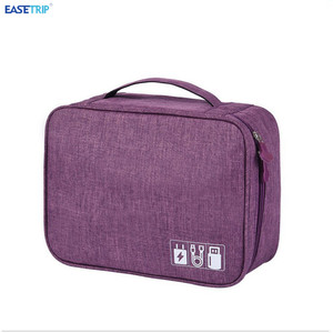 Sacs de rangement de câbles électriques portables chargeur d'alimentation multifonction Double étanche voyage U disque accessoires numériques organisateur - Product Image 3