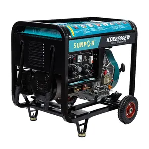 Machine de soudage verticale monocylindre à injection directe 2KVA Générateur de soudage diesel à moteur diesel à 4 temps refroidi par air