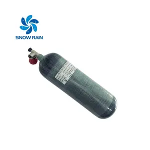 Tangki serat karbon Pcp penjualan pabrik Label kustom silinder Pcp OEM CE bersertifikat ISO tangki udara untuk Pcp