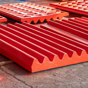 อะไหล่คุณภาพสูง ทนทาน เคลื่อนย้ายได้ แผ่นกรามแบบแกว่งได้ C96 C106 C110 C120 แผ่นฟันบดแบบแข็งสำหรับเครื่องบดกราม - Product Image 3