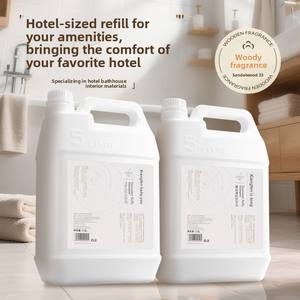 Gel Douche Moussant Corporel Hydratant et Éclaircissant à la Niacinamide, Parfum Rose, en Fût de 5L – Vente en Gros Usine - Product Image 2