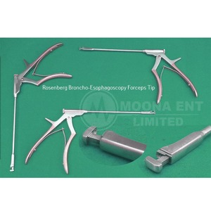 Fabrication OEM de forceps d'œsophagoscopie ENT Rosenberg en acier inoxydable avec embout rotatif à 360 degrés pour procédures d'oto-rhino-laryngologie - Product Image 1
