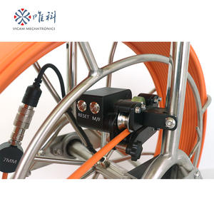 Vicam กล้องตรวจสอบท่อระบายน้ำระบบอะนาล็อก10 13.3นิ้วพร้อมสายไฟเบอร์กลาส1080P 7มม. 512Hz sonde self leveling กล้องระบายน้ำ - Product Image 3