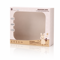 Boîte en carton personnalisée avec logo imprimé et fenêtre transparente en PVC, plateau en plastique thermoformé, emballage écologique et sûr pour les produits pour bébés