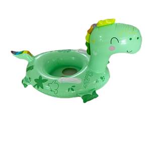 Bouée de bain dinosaure pour bébé, directement de l'usine - Siège gonflable couleur bonbon avec poignée, anneau de natation éducatif pour tout-petits - Product Image 5