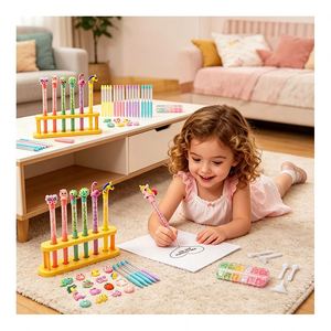 Juego de Bolígrafos de Arena Movediza, Accesorios de Arena Mágica Hechos a Mano, Juguete Creativo, Material Escolar, Caja de Regalo de Cumpleaños - Product Image 6