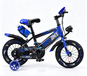 Cadeau idéal pour les activités de plein air, vélo <span class=keywords><strong>BMX</strong></span> pour enfants de 12, 14 et 16 pouces pour garçons, avec protège-mains et porte-bouteille, vélo de sport pour enfants - Product Image 2