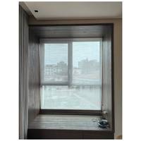 Fenêtres fixes de villa de bonne qualité en aluminium de verre feuilleté creux triple économiseur d'énergie