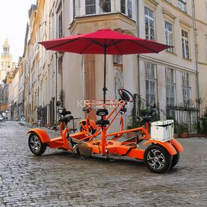 Vélo-bar électrique à pédales pour fêtes d'anniversaire, 4 roues, idéal pour les soirées. - Product Image 6