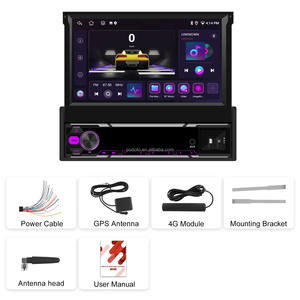 Radio para Auto Podofo de 7 Pulgadas 1Din con WIFI y 4G, 8 Núcleos, 4+64G, Retráctil, Carplay/Android Auto Inalámbrico, DSP, GPS, FM/AM/RDS - Product Image 6