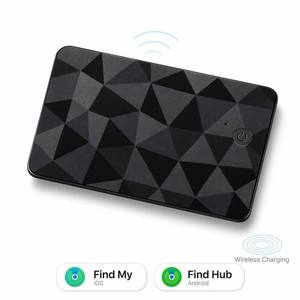 Portefeuille de recharge sans fil avec localisateur de cartes, double système compatible iOS (Localiser <span class=keywords><strong>mon</strong></span> appareil) et Google (Localiser <span class=keywords><strong>mon</strong></span> hub), alerte automatique hors portée, traceur - Product Image 1